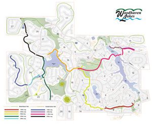 Woodhaven trail maps,map