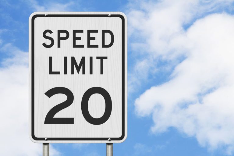Speed Limit 20 MPH